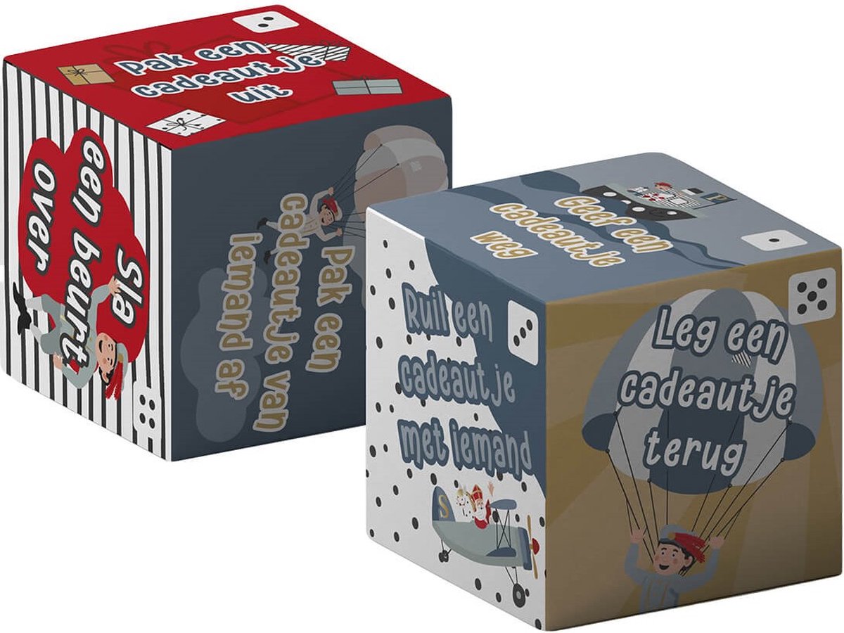 Dobbelsteen Sinterklaasspel Sint & Co. - 12x12cm